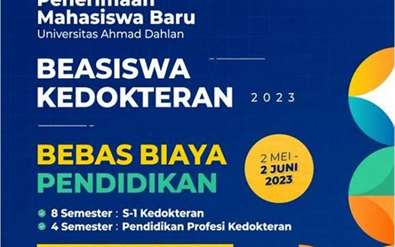 Beasiswa Universitas Ahmad Dahlan Yogyakarta