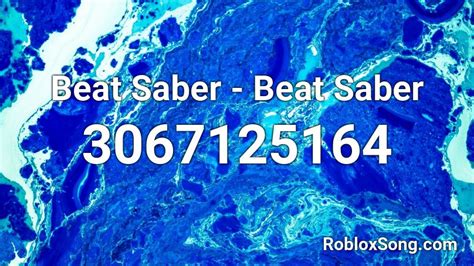 Beat Saber Roblox ID