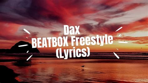 Beatbox Freestyle Lyrics