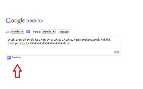 Beatbox Google Tradutor
