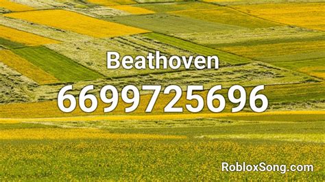 Beathoven Roblox ID