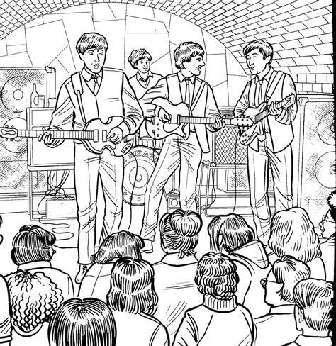 Beatles Coloring Book Pages