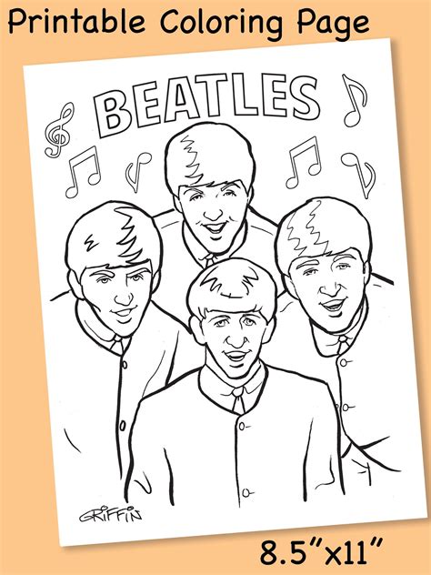 Beatles Coloring Pages
