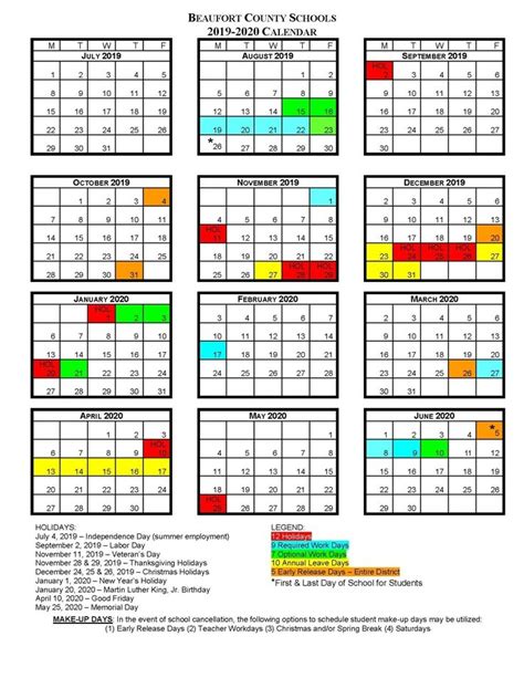 Beaufort County Court Calendar