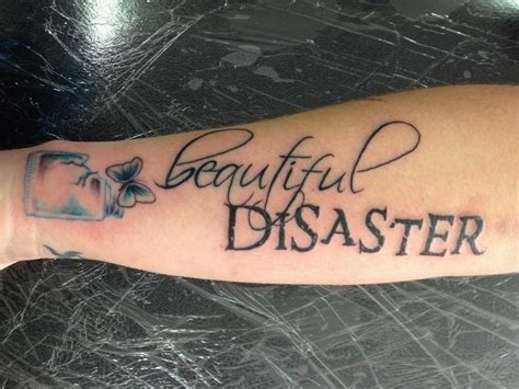 Beautiful Disaster Tattoo Fonts
