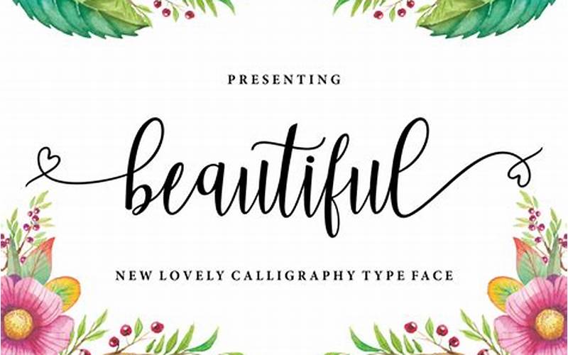 Beautiful Fonts For Free