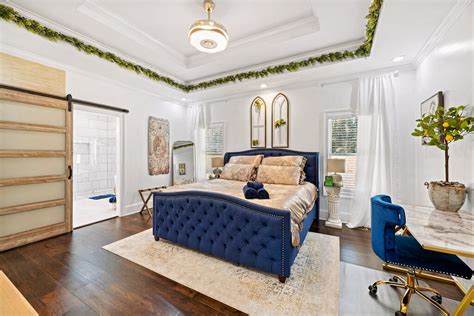 Master bedroom of a beautiful 5-bedroom house