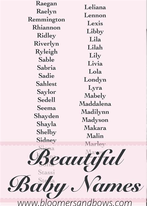 Discover the Enchanting World of Beautiful Baby Names: Find the Perfect Moniker for Your Little Prince or Princess!