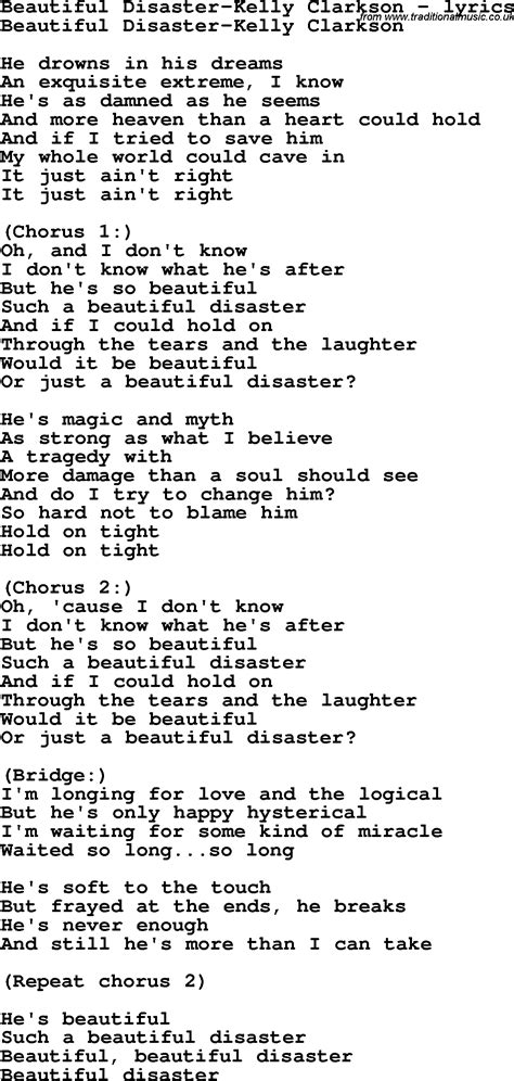 The Enchanting Saga of Beautiful Disaster Lyrics: Immerse Yourself in the Exquisite Poetry of the Song