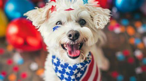 Beautiful Dog Friendly Fourth Of July