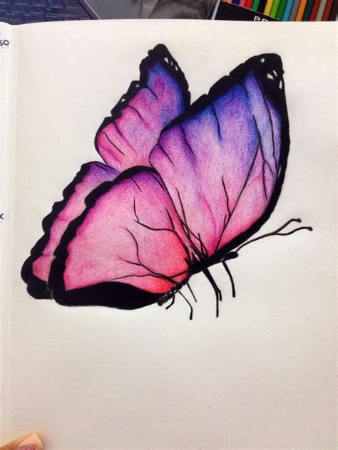 Fluttering in Elegance: Admire the Stunning Artistry of Beautiful Drawings of Butterflies
