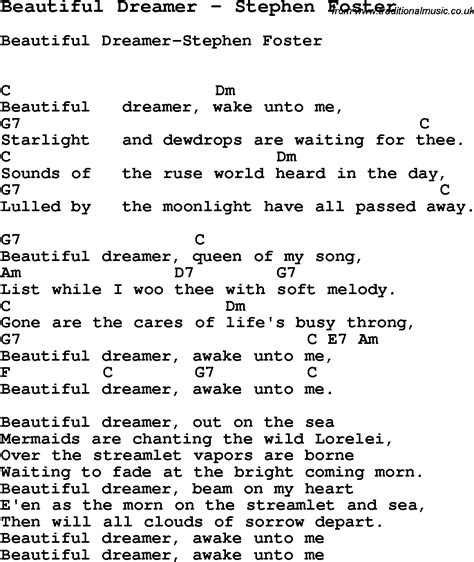 Unveiling the Enchanting Lyrics of Beautiful Dreamer - A Melodic Masterpiece