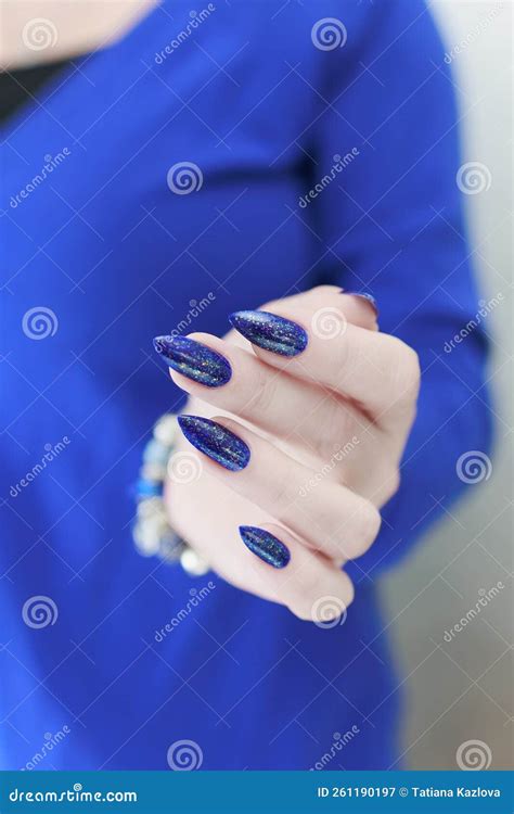 Beautiful Female Hand Long Nails