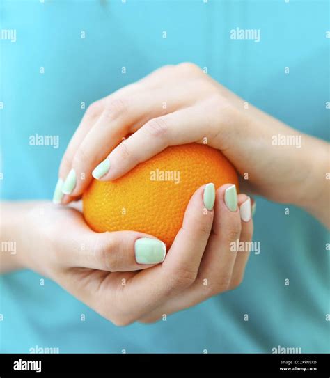 Beautiful Female Hands Amazing Turquoise