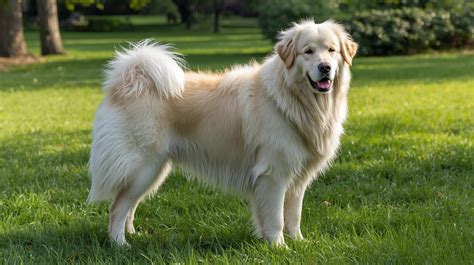 Beautiful Great Pyrenees Golden Retriever Mix