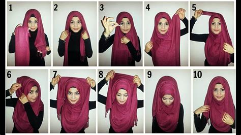 Beautiful Hijab Tutorial ♚ Everyday Simple Hijab Tutorial YouTube