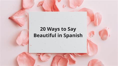 Uncovering the Radiant Charm of 'Hermosa' - Experience Beauty in Spanish Language