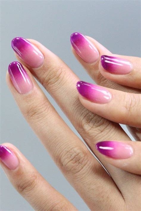 Beautiful Manicure Design Horizontal Ombre