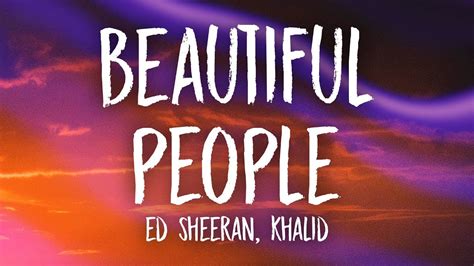 The Magnificent Melody of Alluring Individuals: Uncovering the Power and Beauty of 'Beautiful People' Song