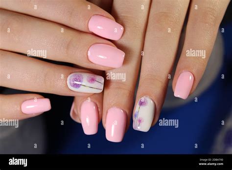 Beautiful Pink Manicure