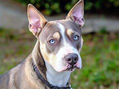 Beautiful Pitbull Husky Mix