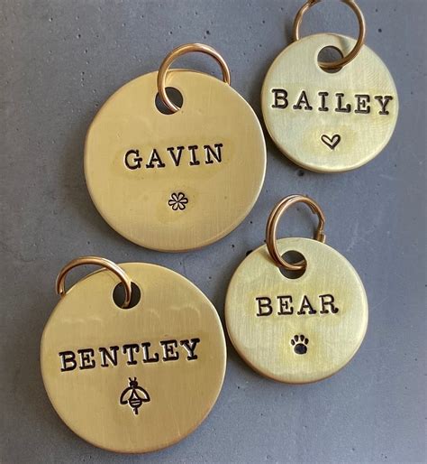 Beautiful Stunning Personalize Dog Id Tags Pets