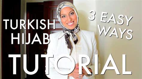 Beautiful Turkish Hijab Tutorial Part 4 YouTube