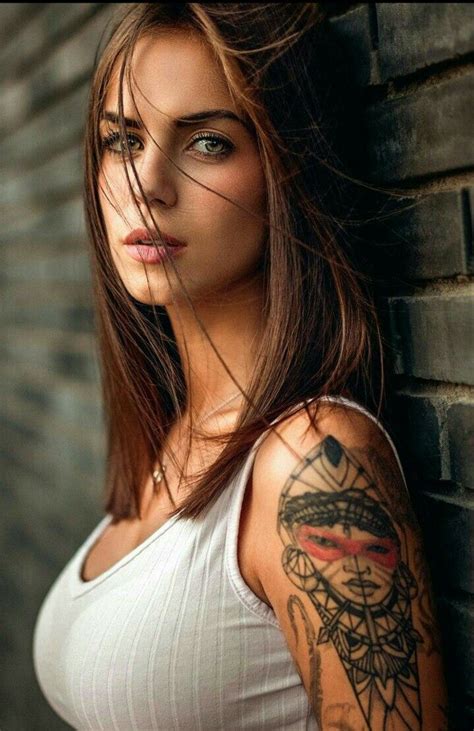 Beautiful Woman With Tattoos