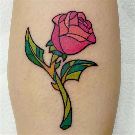 Top 71 Beauty and The Beast Rose Tattoo Ideas [2021