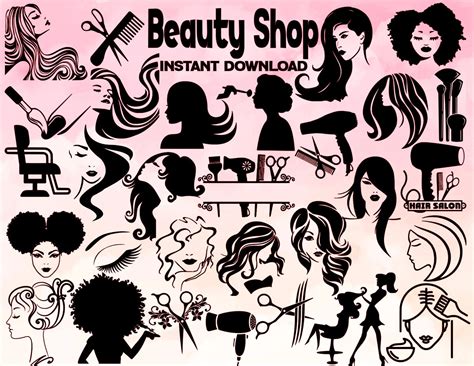 Download Beauty Salon Bundle Part 2 Cut Files