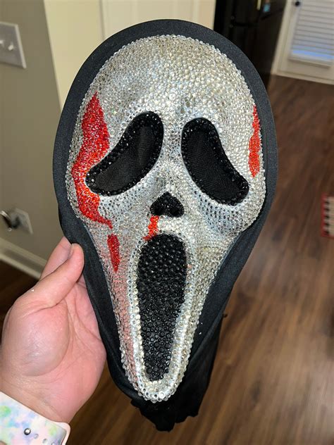 Bedazzled Scream Mask