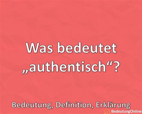 Bedeutung