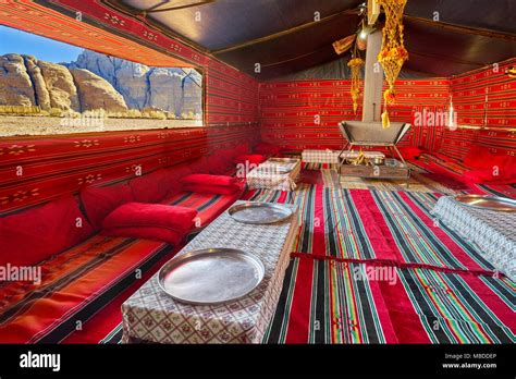 Bedouin tent interior