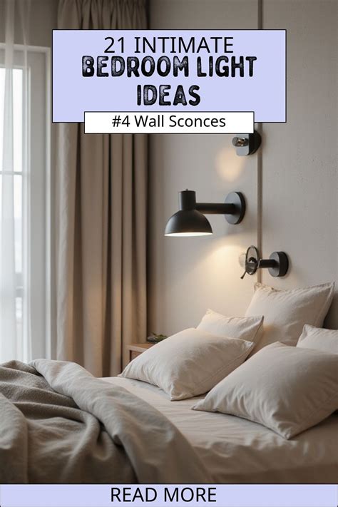 Bedroom Sconces: Space Optimization