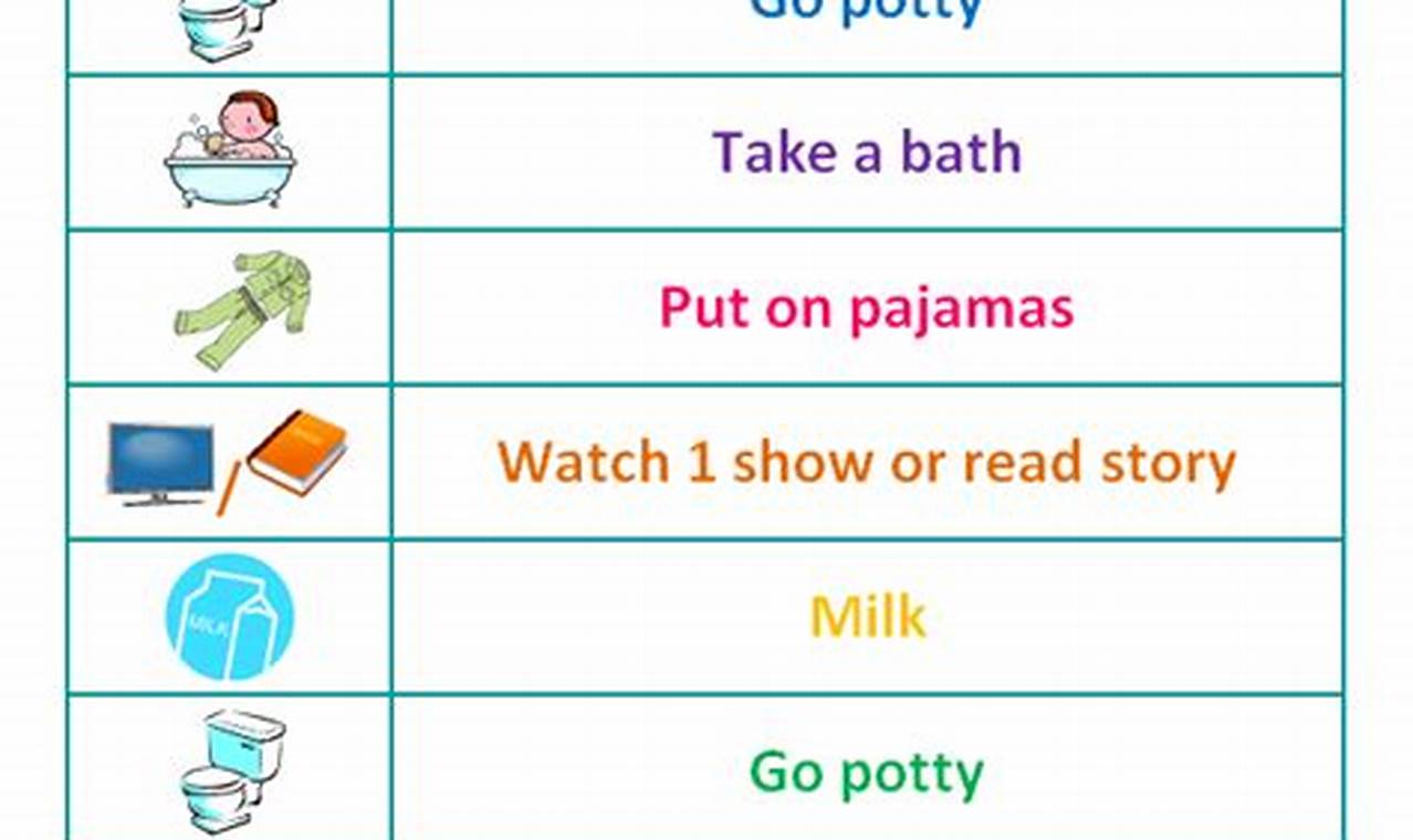 Bedtime routine for toddlers who share a room