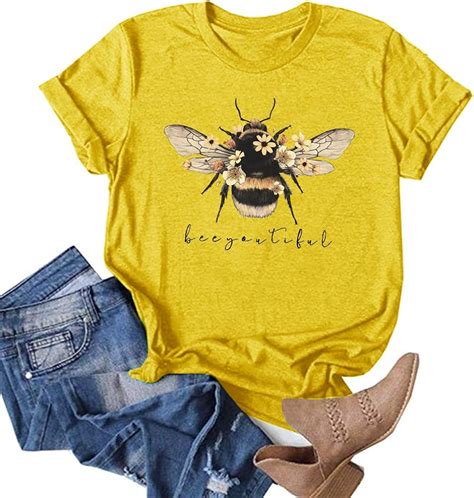 Buzz into Style with a Bee Graphic Tee!