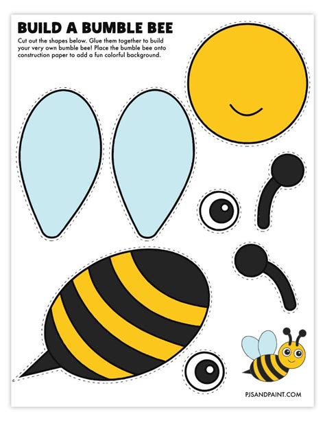 Download Bee Bumble Bee Set Bundle Files For Crafts
