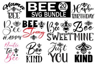 Download Bee Bundle Cut Files