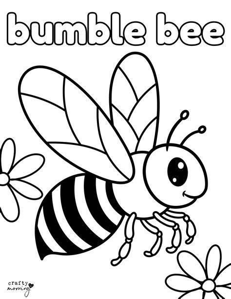 Bee Coloring Page