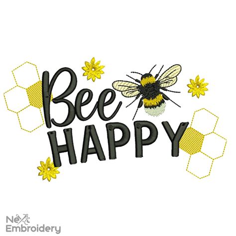 Download Bee Happy for Cricut Machine