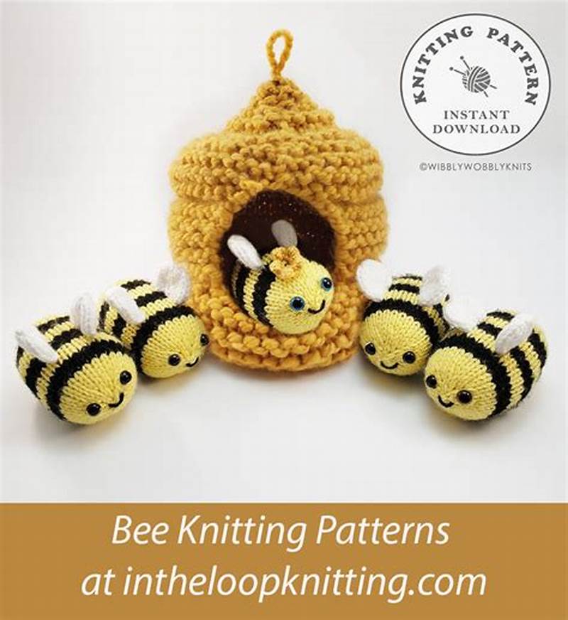 Bee Pattern Knitting