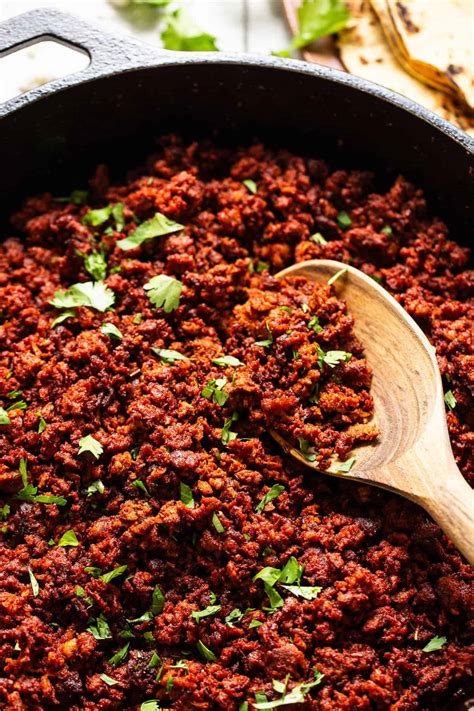 Beef Chorizo Cooking