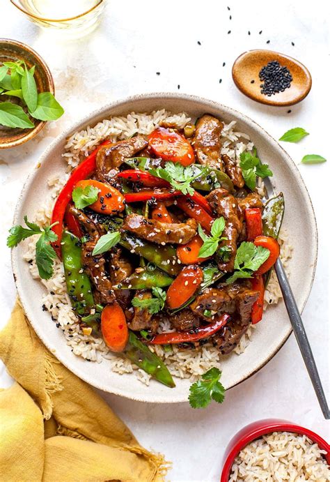 Beef stir-fry