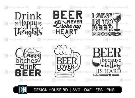 Download Beer Bundle Quotes DXF Files