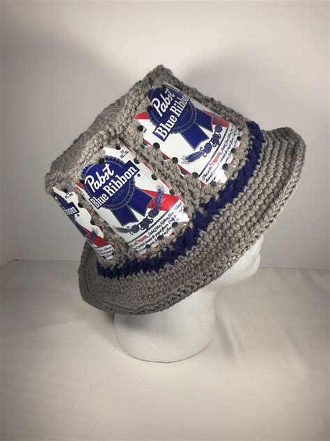 Beer Can Crochet Bucket Hat