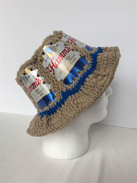 Beer Can Crochet Hat