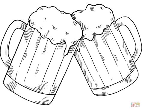 Beer Coloring Page