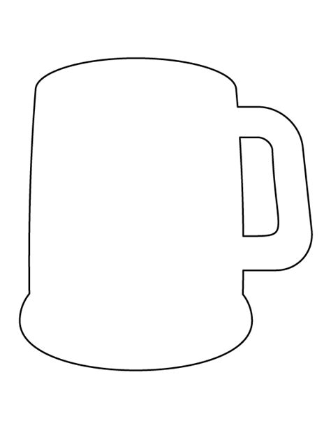 Download Beer Glass Mug Printable
