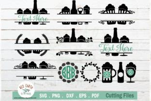 Download Beer Monogram Frames Bundle Decal For Cricut