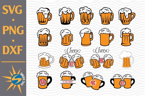 Download Beer Mug Bundle DXF Files